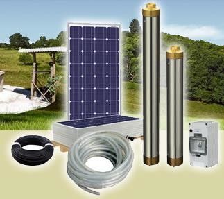 Bez zanieczyszczeń panel fotowoltaiczny Solarny system pompowania wody z pompą AC220V